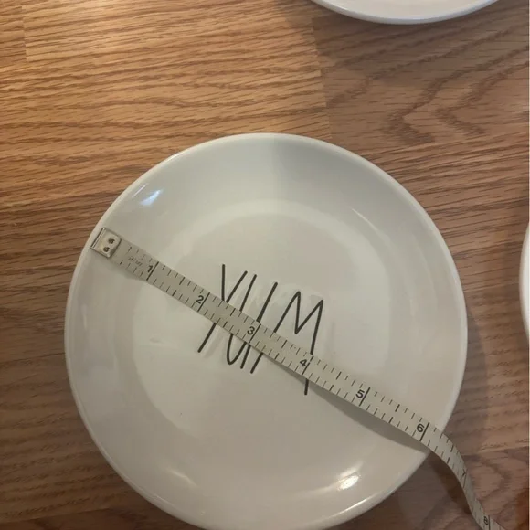 Rae Dunn “Yum” Snack Plates - Picture 3 of 4